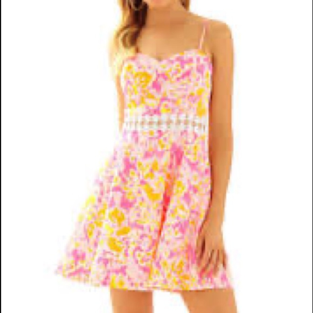 Lenore Kir Royal Pink Oh Lala Sundress